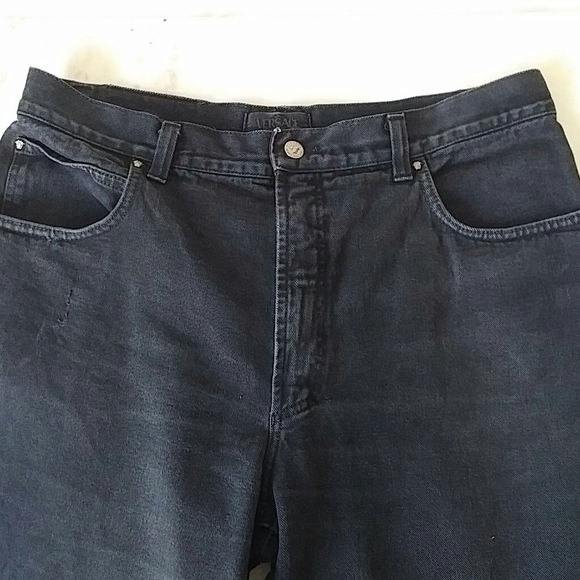 VERSACE - Versace Jeans Couture black denim - Picture 4 of 11